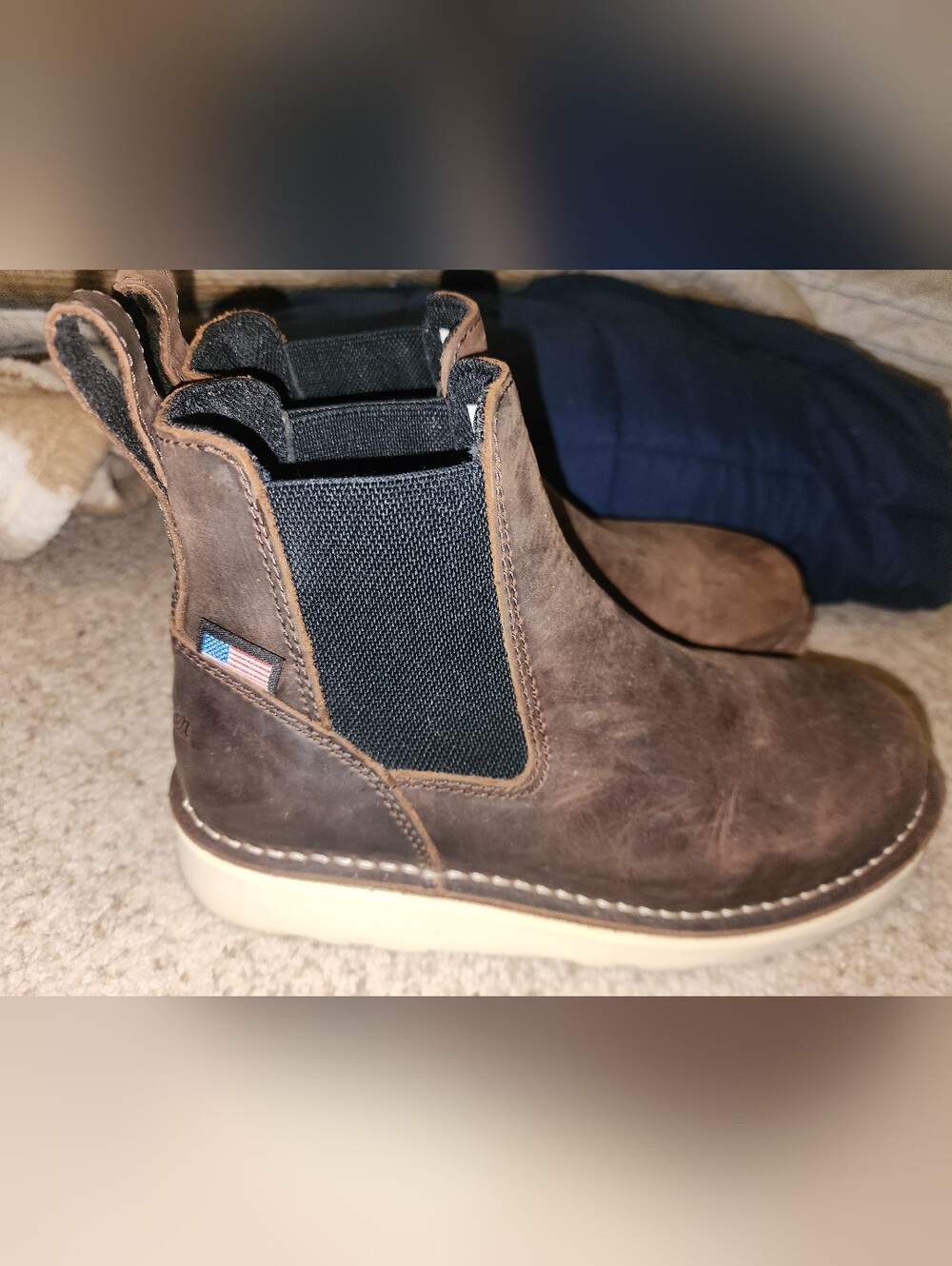Danner Made In USA Womens Size 7.5 Brown Chelsea Boots - Fits Like Size 8